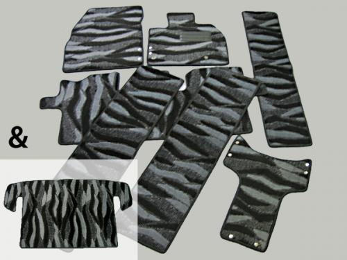 マツダ ビアンテ CC系 フロアマット&ラゲッジマット セット　織柄シリーズ 社外新品