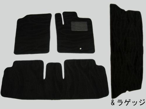 ダイハツ ムーヴコンテ トヨタ ピクシススペース L5##系 フロアマット&ラゲッジマット 織柄シリーズ