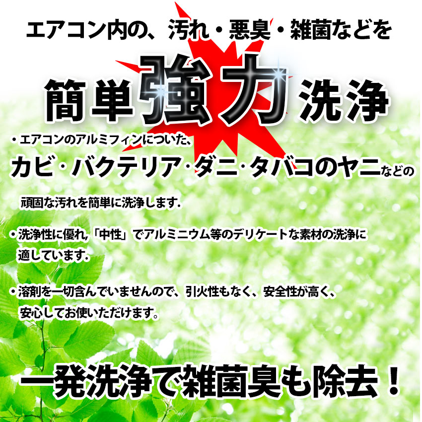 ヤニ汚れ・雑菌・悪臭も徹底的に洗浄