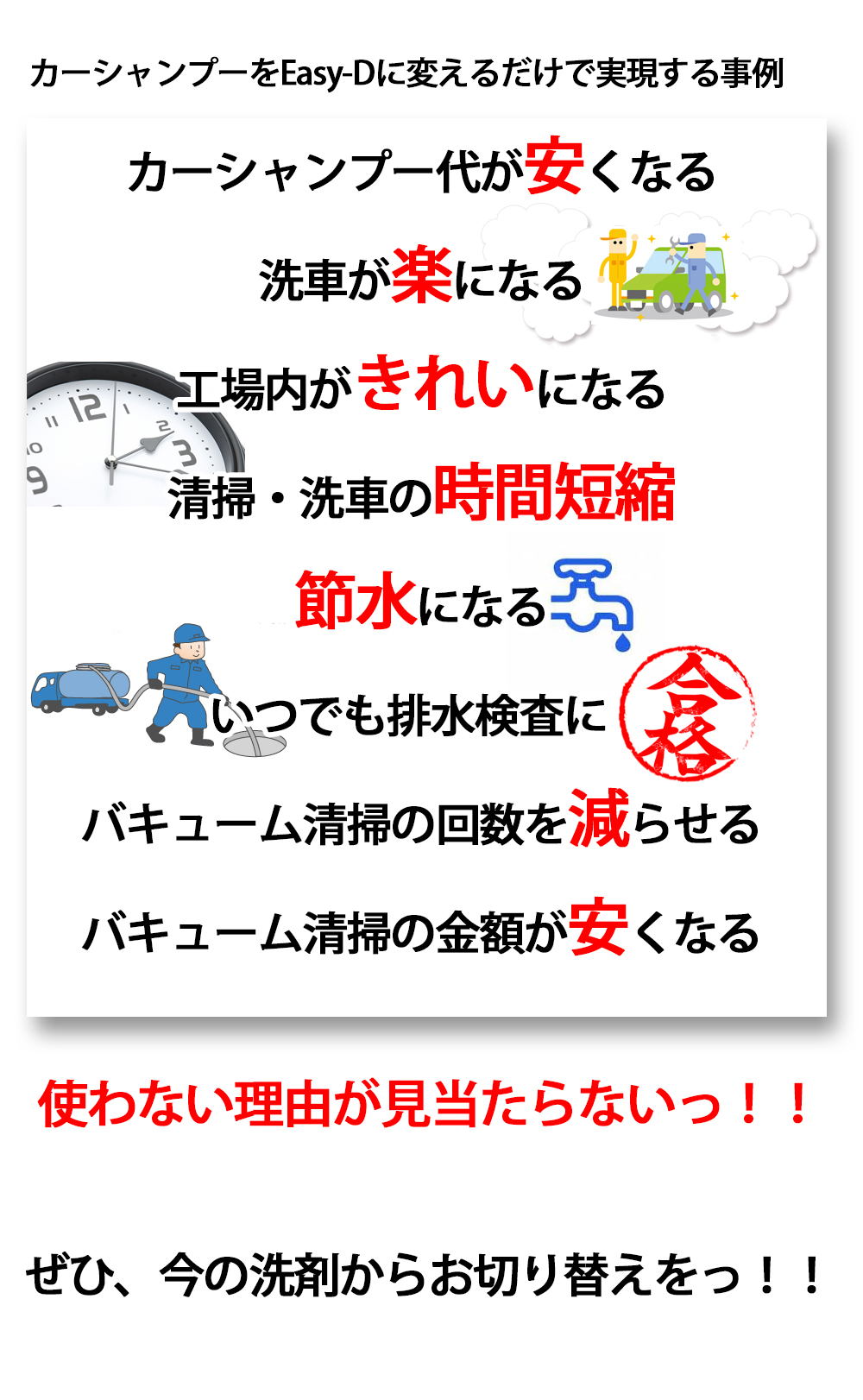 抜き打ち検査に合格，水質基準合格洗剤